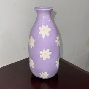Floral Purple Vase